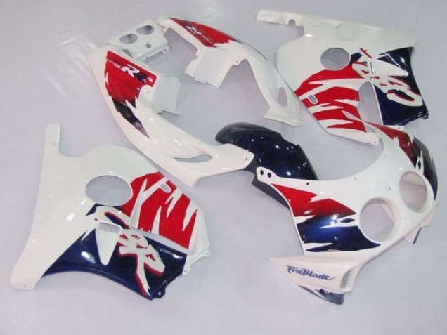 1988-1989 Red and Blue Honda CBR250RR MC19 Motorcycle Fairing UK Factory