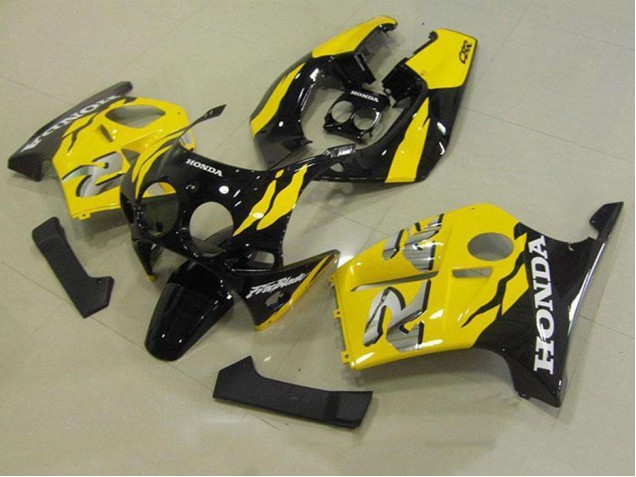 1988-1989 Yellow Black Honda CBR250RR MC19 Bike Fairings UK Factory