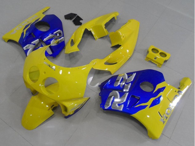 1991-1998 Yellow Blue Honda CBR250RR MC22 Motorbike Fairing Kits UK Factory