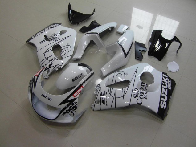 1996-2000 White Corona Suzuki GSXR 600 Motor Fairings UK Factory