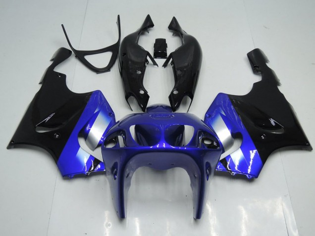 1996-2003 Blue and Black Kawasaki ZX7R Replacement Fairings UK Factory