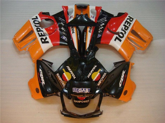 1995-1998 Black Orange Repsol Honda CBR600 F3 Motorcycle Fairings Kits UK Factory