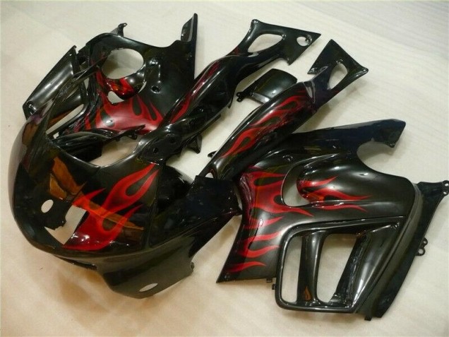 1995-1998 Black Red Flame Honda CBR600 F3 Motorcycle Fairing UK Factory