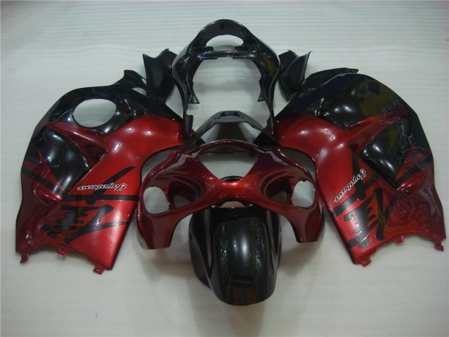 1996-2007 Red Black Suzuki GSXR 1300 Hayabusa Motorcycle Fairing Kit UK Factory