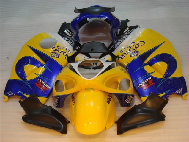 1996-2007 Ellow Blue Suzuki GSXR 1300 Hayabusa Bike Fairings UK Factory