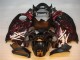 1996-2007 Black Red Flame Suzuki GSXR 1300 Hayabusa Motorbike Fairing UK Factory