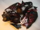 1996-2007 Black Red Flame Suzuki GSXR 1300 Hayabusa Motorbike Fairing UK Factory