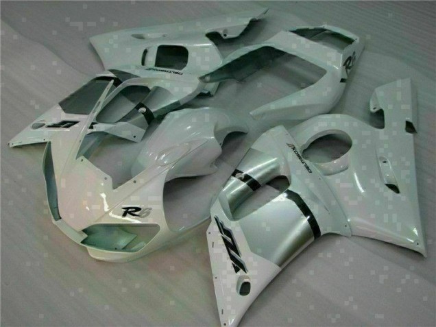 1998-2002 White Yamaha YZF R6 Motorbike Fairing UK Factory