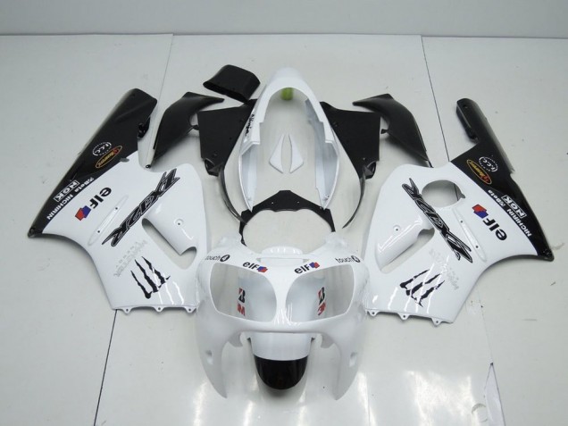 2000-2001 White Monster Kawasaki ZX12R Bike Fairing UK Factory