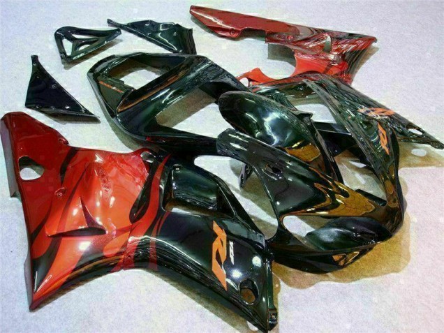 2000-2001 Red Yamaha YZF R1 Motorcyle Fairings UK Factory