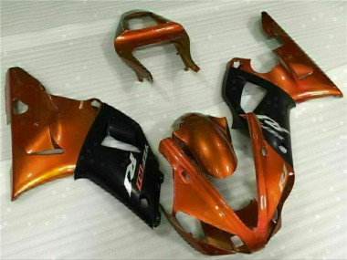 2000-2001 Orange Yamaha YZF R1 Motorbike Fairings UK Factory