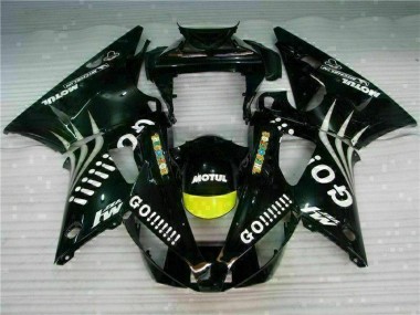 2000-2001 Black Yamaha YZF R1 Bike Fairing UK Factory