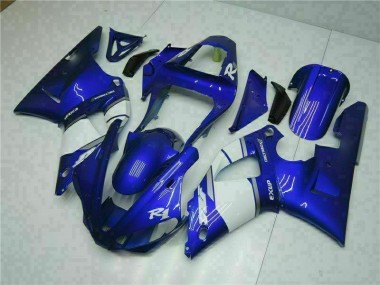 2000-2001 Blue Yamaha YZF R1 Motorcycle Fairings Kit UK Factory