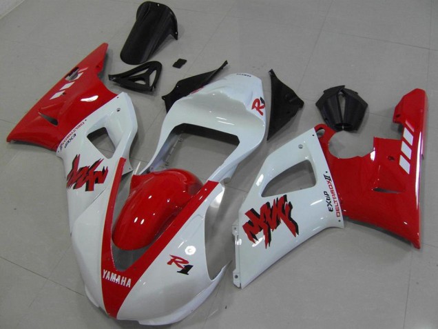 2000-2001 Red White Race Yamaha YZF R1 Motorbike Fairing UK Factory