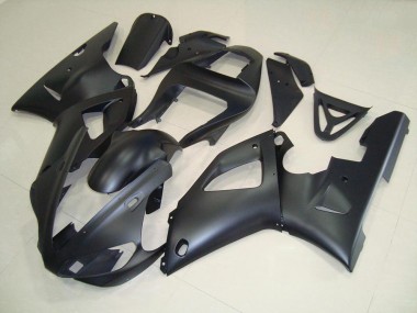 2000-2001 Matte Black Yamaha YZF R1 Motorcycle Fairing Kit UK Factory