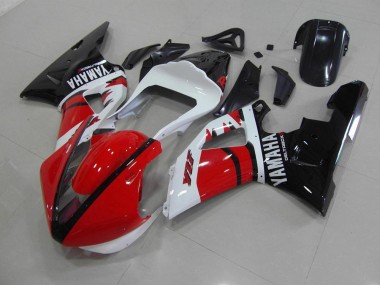 2000-2001 Red Black White Race Version Yamaha YZF R1 Motorcycle Replacement Fairings UK Factory