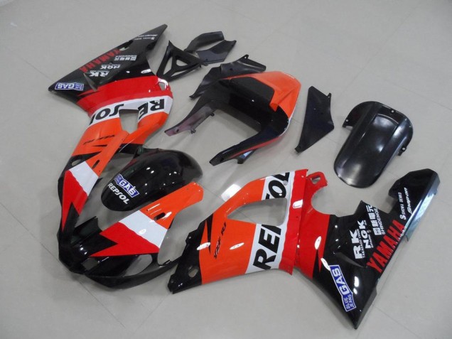 2000-2001 Repsol Yamaha YZF R1 Replacement Fairings UK Factory