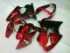 2000-2002 Red Black Kawasaki ZX6R Bike Fairing Kit UK Factory