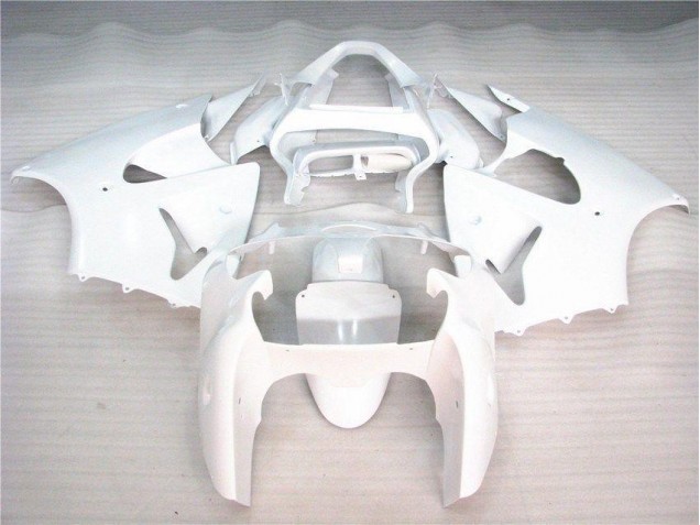 2000-2002 Glossy White Kawasaki ZX6R Bike Fairing UK Factory