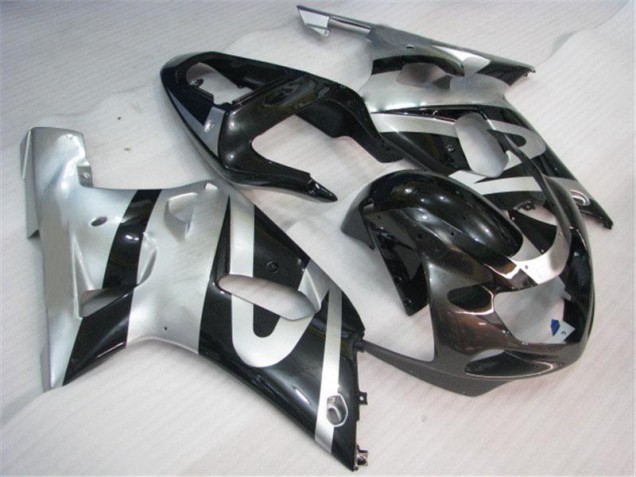 2001-2003 Silver Black Suzuki GSXR 600/750 Bike Fairings UK Factory