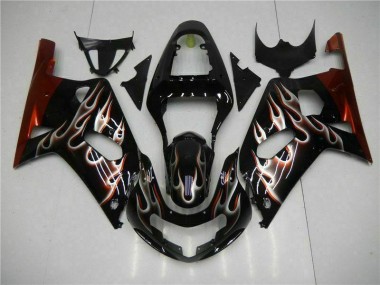 2001-2003 Black Suzuki GSXR 600/750 Motorcycle Bodywork UK Factory