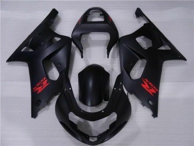 2001-2003 Black Suzuki GSXR 600/750 Motorcycle Fairings UK Factory