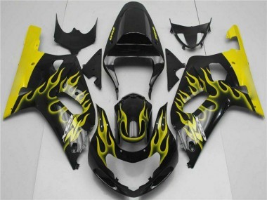 2001-2003 Black Suzuki GSXR 600/750 Motorbike Fairing UK Factory