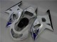 2001-2003 White Silver Suzuki GSXR 600/750 Bike Fairings UK Factory