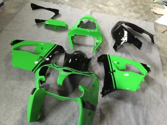 2002-2003 Green Glossy Black Kawasaki ZX9R Motorbike Fairing UK Factory