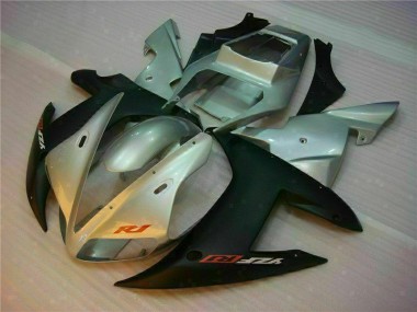 2002-2003 Silver Yamaha YZF R1 Replacement Motorcycle Fairings UK Factory