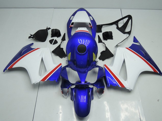 2002-2013 Blue and White Honda VFR800 Motor Bike Fairings UK Factory