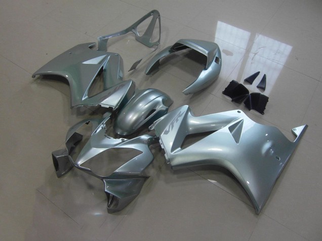 2002-2013 Silver Grey Honda VFR800 Motorcycle Fairings Kits UK Factory