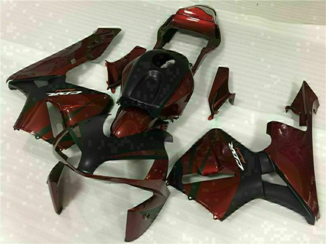 2003-2004 Black Red Honda CBR600RR Replacement Motorcycle Fairings UK Factory