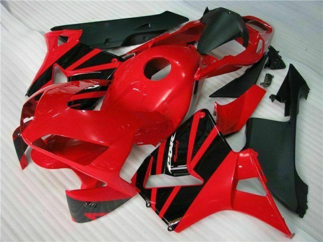 2003-2004 Red Black Honda CBR600RR Motorcycle Fairing Kit UK Factory