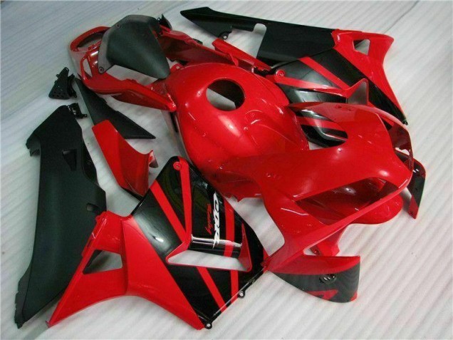 2003-2004 Red Black Honda CBR600RR Motorcycle Fairing Kit UK Factory