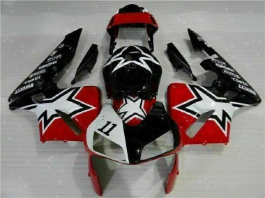 2003-2004 Black White 11 Honda CBR600RR Moto Fairings UK Factory