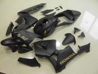 2003-2004 Matte Black Gold Honda CBR600RR Motorbike Fairings UK Factory