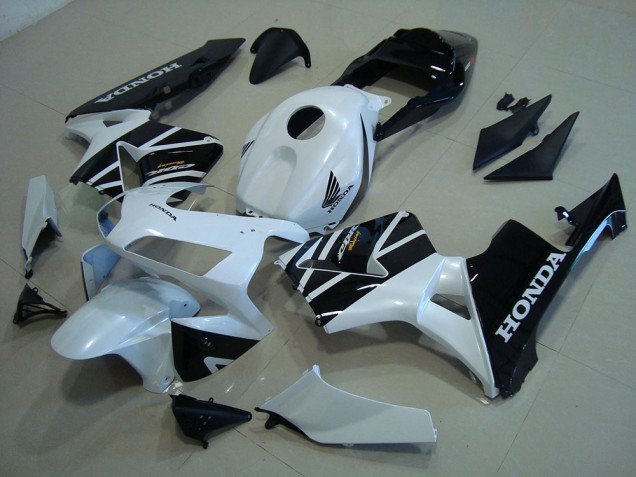 2003-2004 White Black Honda CBR600RR Motorcylce Fairings UK Factory