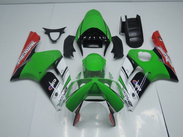 2003-2004 Green Motocard Kawasaki ZX6R Motorbike Fairings UK Factory