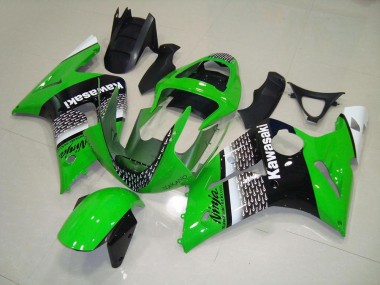 2003-2004 Green Nakano Kawasaki ZX6R Replacement Motorcycle Fairings UK Factory