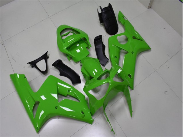 2003-2004 Green Kawasaki ZX6R Replacement Fairings UK Factory