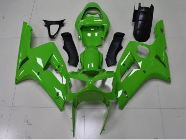 2003-2004 Green Kawasaki ZX6R Replacement Fairings UK Factory