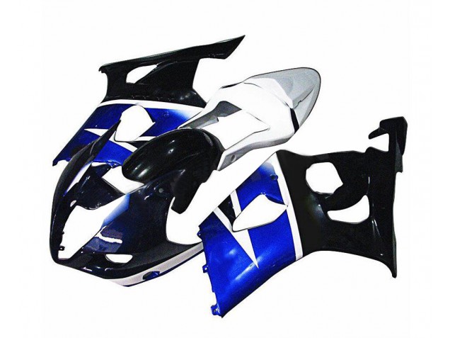 2003-2004 Blue White Suzuki GSXR 1000 Motorcycle Replacement Fairings UK Factory