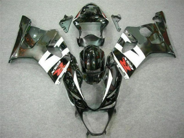 2003-2004 White Black Suzuki GSXR 1000 Motorcycle Replacement Fairings UK Factory