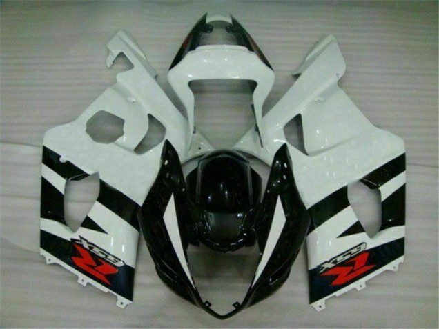 2003-2004 White Black Suzuki GSXR 1000 Motorcyle Fairings UK Factory