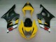 2003-2004 Yellow Black Suzuki GSXR 1000 Motorcycle Fairings Kit UK Factory