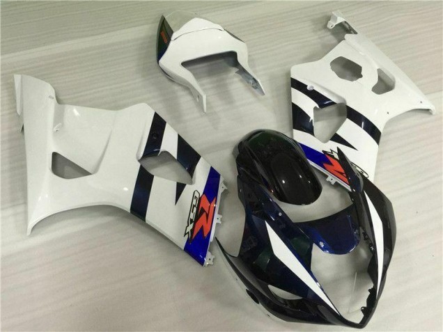 2003-2004 White Black Suzuki GSXR 1000 Motorcylce Fairings UK Factory