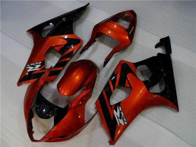 2003-2004 Brown Black Suzuki GSXR 1000 Motorcycle Fairings UK Factory