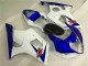 2003-2004 White Blue Suzuki GSXR 1000 Bike Fairings UK Factory