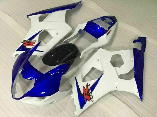 2003-2004 White Blue Suzuki GSXR 1000 Bike Fairings UK Factory